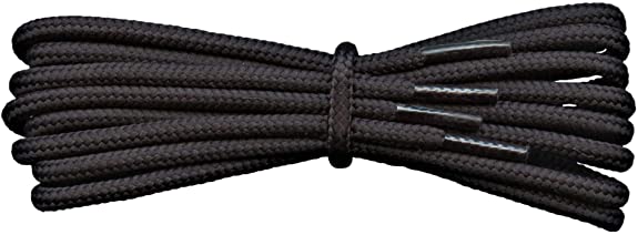 4 mm Round Strong Boot Laces - ideal for walking and hiking boots Dr Martens - Lengths from 60 to 240 cm - Made in England
