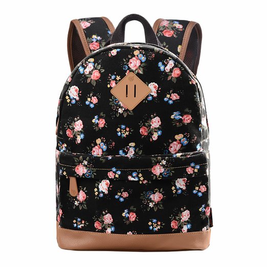 Casual Lightweight Print Backpack for Girls and Women School Rucksack
