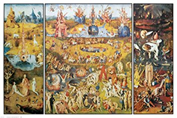 Garden Of Earthly Delights by Hieronymus Bosch Art Print, 36 x 24 inches