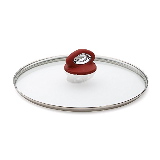 Bialetti Aeternum Red 07030 Glass Cover, 12-inch