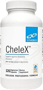 XYMOGEN CheleX - N-Acetyl Cysteine (NAC) Supplement with Alpha Lipoic Acid to Help Support Liver Detox Cleanse and Protect Tissues from Oxidative Stress - Vegetarian   Non-GMO (120 Capsules)