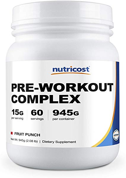 Nutricost Pre-Workout Complex Powder Fruit Punch (60 Serv)