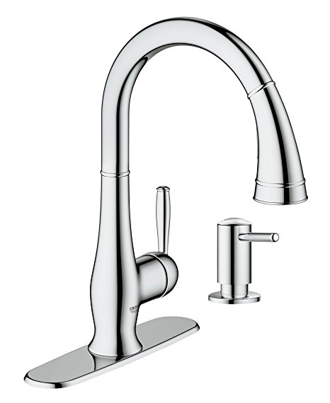 Grohe 30216000 Wexford Single-handle Pull-down Spray head Kitchen Faucet