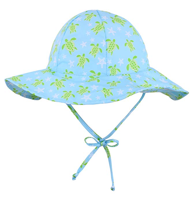 SimpliKids UPF 50  UV Ray Sun Protection Wide Brim Baby Sun Hat