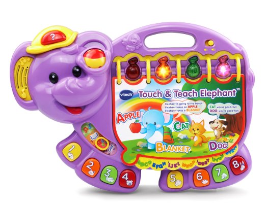 VTech Touch and Teach Elephant - Purple - Online Exclusive