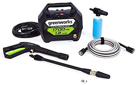 Greenworks 1700 PSI 1.2-Gallon-GPM Cold Water Electric Pressure Washer