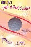 Zoomies Premium Anti-slip Gel Ball of Foot Cushions - Provides Ball of Foot Pain Relief and Comfort Perfect for High Heels Pumps Wedges and Sandals One Size Fits All