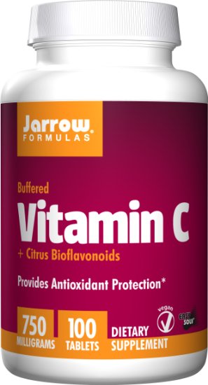 JARROW Buffered-c   Bioflavanoids, 750 mg 100 Tablets