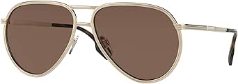 BURBERRY Sunglasses BE 3135 110973 Scott Light Gold Dark Brown