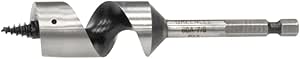 Greenlee 60A-7/8 Quick Change Wood Boring Stubby Auger Bit, 7/8" Hole Size