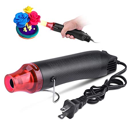 ETEPON ET021 Mini Heat Gun Electric 300W Portable Hot Air Gun for DIY Craft Embossing, Shrink Wrapping PVC, Drying Paint, Clay, Rubber Stamp, Multi Function Hand-hold Heat Tools