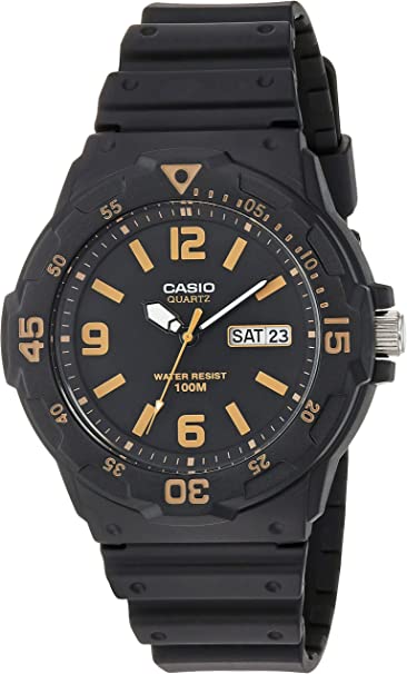 Casio Men's 'Classic' Quartz Resin Casual Watch, Color:Black (Model: MRW-200H-1B3VCF)