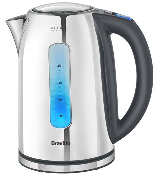 Breville Stainless Steel Kettle with Still Hot Illumination, Stainless Steel