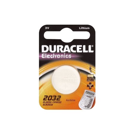 One 1 X Duracell CR2032 Lithium Coin Cell Battery 3v Blister Packed