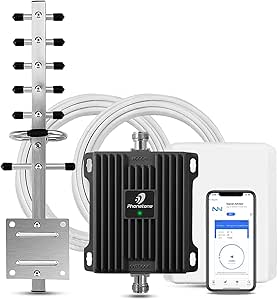 Cell Phone Booster for Home, Supports Verizon, ATT, T-Mobile and Other US Carriers' Band 4 and Band 66, with High Gain Directional Antennas, Coverage up to 4500 sq.ft