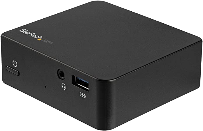 StarTech.com USB-C Dock - Single Monitor 4K 30Hz HDMI Laptop Docking Station with 85W Power Delivery, 4pt USB 3.0 Hub, Gb Ethernet, Audio - Compact USB 3.1 Gen 1 Type-C Dock - Mac & PC (DK30CHDPD)