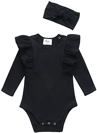 Organic Cotton Baby Boy Girl Short/Long Sleeve Bodysuit, Unisex Onesie for Newborn, Infant, Toddler