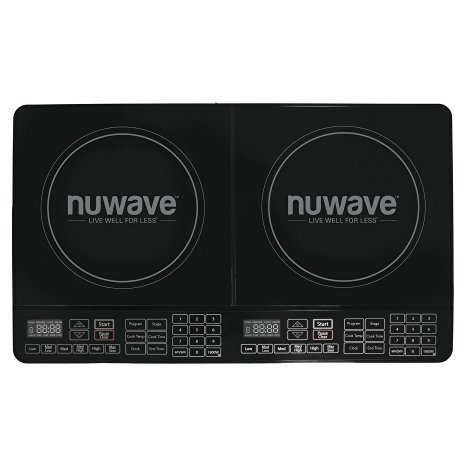NuWave 30602 Double Precision Induction Cooktop Burner, Black