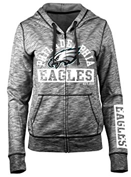NFL Women's French Terry Space Dye Zip Up Hoodie