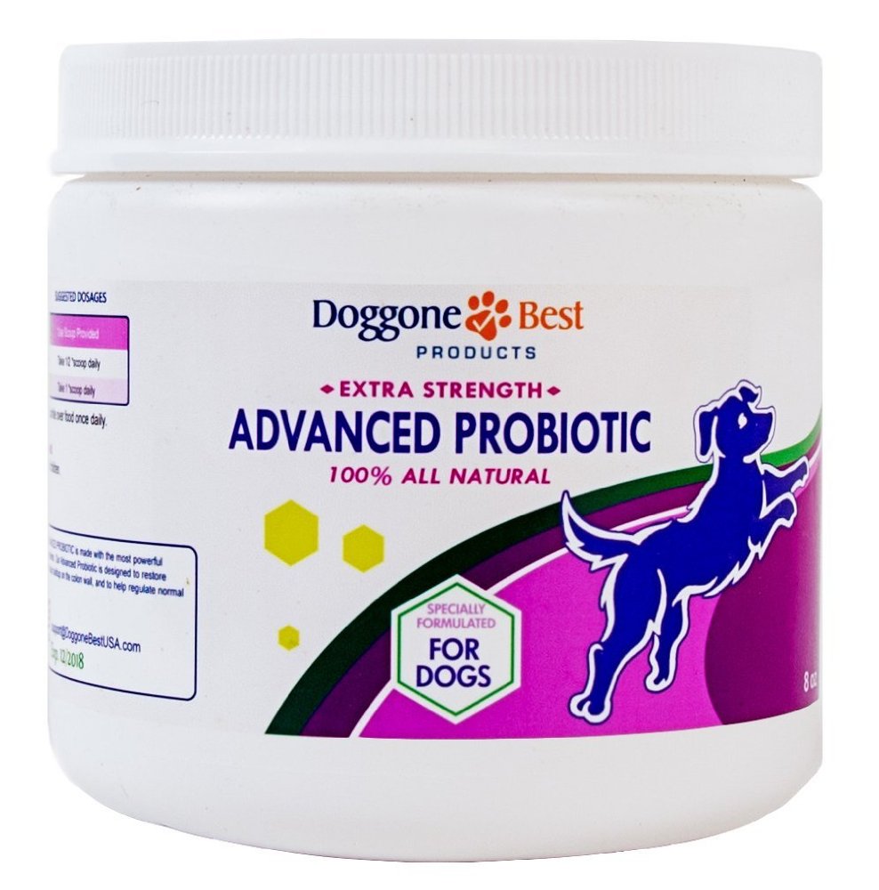 Doggone Best Probiotics for Dogs w Enzymes - Best for Digestive Health Diarrhea and Gas - Great for Skin and Coat Allergies Itching and Shedding - 100 All-Natural - Made in the USA