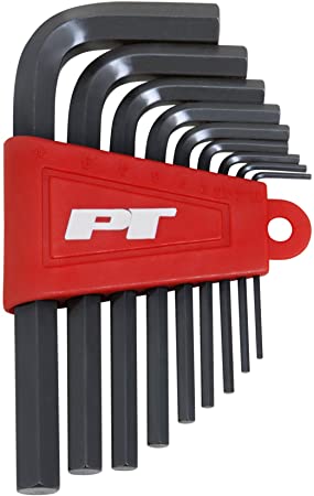 Performance Tool W1391 12-Piece SAE Hex Key Set with Holder