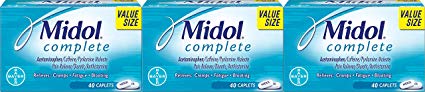 Midol Complete Menstrual Period Symptoms Relief Caplets, 120 Count