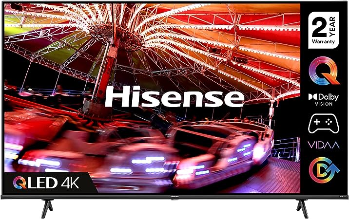 Hisense 50E7HQTUK QLED Gaming Series 50-inch 4K UHD Dolby Vision HDR Smart TV with YouTube, Netflix,Disneyu   Freeview Play and Alexa Built-in, Bluetooth and WiFi, TUV Certificated (2022 NEW)