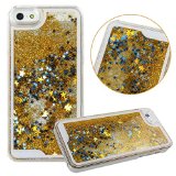 iPhone6 Plus CaseQuicksand Star Liquid Caseiphone 6 Plus Twinkle little stars Quicksand Stars Liquid Shiny Bling Glitter Sparkle Crystal Hard PC Casegold