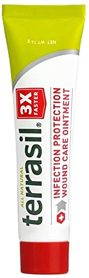 Terrasil® Wound Care - 3X Faster Healing, Dr. Recommended, 100% Guaranteed, Patented, Homeopathic, Infection Protection Ointment for bed sores, pressure sores, diabetic wounds, venous ulcers, foot and leg ulcers, cuts, scrapes, and burns - 14g