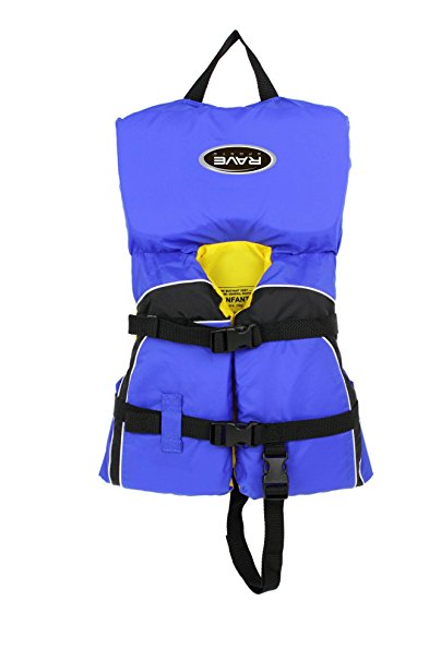 Rave Infant Nylon Personal Floatation Device (Blue/Yellow)