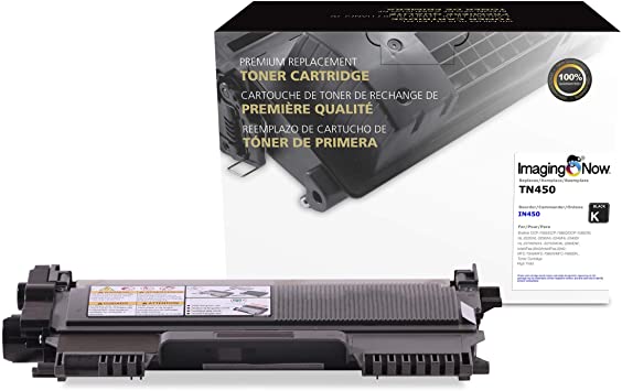 ImagingNow – Eco-Friendly OEM Compatible TN-450 Premium Toner Cartridge Replacement for Brother Printers