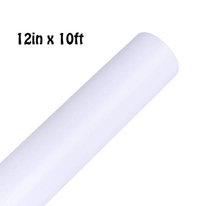 Matte White Vinyl Roll Craft Self-Adhesive Film 30x300cm for Cutting Plotters