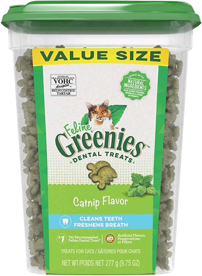 Feline GREENIES Natural Dental Care Cat Treats 9.75-11 oz