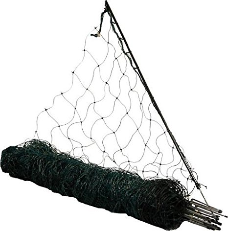 Electric Net Garden with Stake 100 Ft