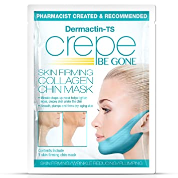 Dermactin-TS Crepe Be Gone Skin Firming Collagen Chin Mask .35 ounce Packette (2-PACK)