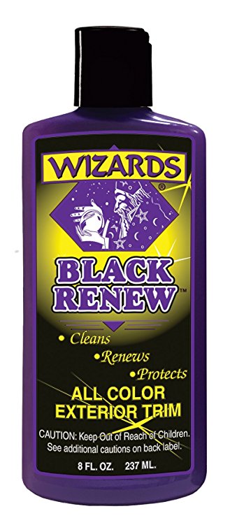 Wizards 66309 Black Renew All Color Exterior Trim Treatment - 8 oz.