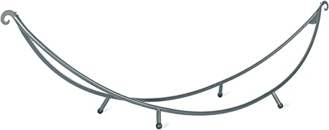 ENO - SoloPod XL Hammock Stand - Outdoor Stand for Camping, Traveling, a Festival, Patio Furniture, or The Beach - Charcoal