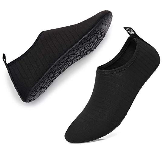 Gelanboo Women Men Water Shoes Barefoot Quick-Dry Slip-on Aqua Socks for Yoga Beach Swim Surf Exercise