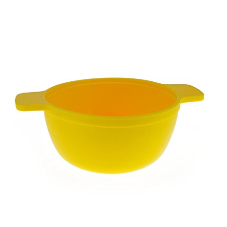 Mirenlife Premium Baby Toddler Food Feeding Silicone Bowl with Handles, Mango Yellow
