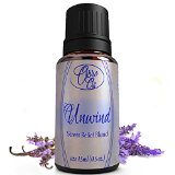 HOLIDAY DOORBUSTER 5 Discount Coupon Code DCMBROFF - Unwind Stress Relief Blend By Ovvio Oils - Calms Anxiety with 100 Pure Premium Grade Aromatherapy Essential Oils Designed to Soothe the Body Calm the Nerves Relax the Mind and Invite Blissful Sleep in a Holistic And Peaceful Way - Comparable to Doterra Serenity or Synergy Young Living Stress Away Essential Oils Healing Solutions Sun Organic Edens Garden - Origin France Italy - Large 15ml