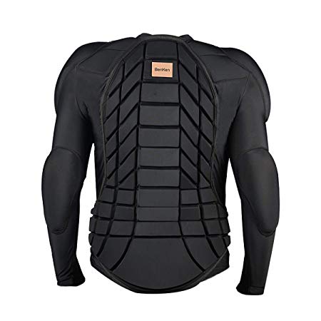 BenKen Skiing Anti-Collision Sports Shirts Ultra Light Protective Gear Outdoor Sports Anti-Collision Clothing Armor Spine Back Protector