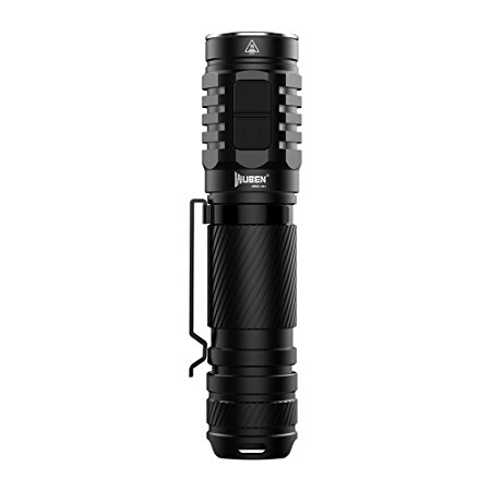 LED Flashlight 1300 Lumens Rechargeable IPX8 Waterproof with 5 Light Modes for Camping Hiking