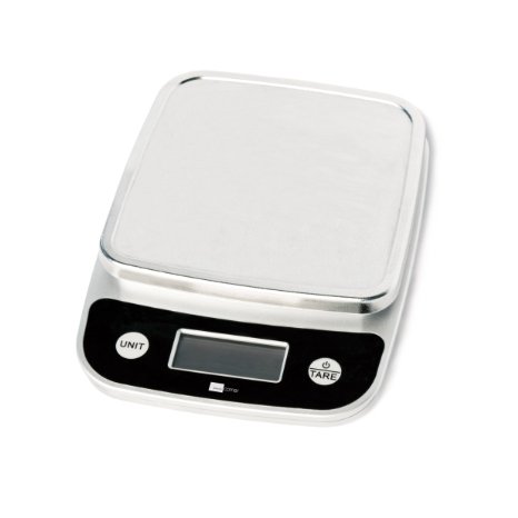 Domestic Corner - Digital Kitchen Scale and Food Scale with Tare Function - Silver