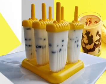 BPA FREE-Ice Pop Molds by Top Choice-Set of 6 Popsicle Molds (Yellow)-Now You Can Make Your Own Homemade Popsicles With The Best Ice Pop Maker On Amazon ...