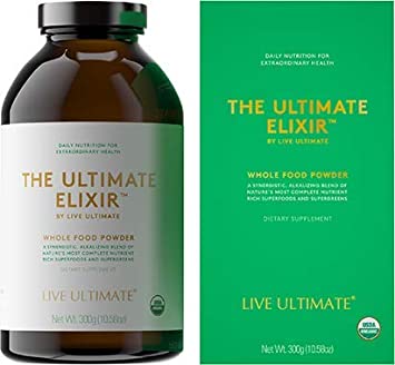Live Ultimate Elixir USDA Certified Whole Food Powder - Natural and Organic Superfood Antioxidant and Energy Booster – The Evolution of The MultiVitamin™