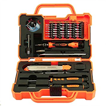Screwdriver Set (45 in 1) Repair Tools Kit for Smartphone Tablet Laptop Computer Electronics fit iPhone, iPad, Samsung Galaxy / Tab, HTC, LG, OnePlus and More