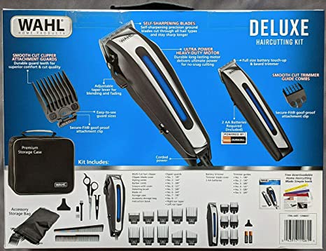 WAHL Deluxe Complete Hair Cutting Kit 29 Piece Clipper Set with Beard Trimmer -Retail $125 !!! BY AMPLEXPO