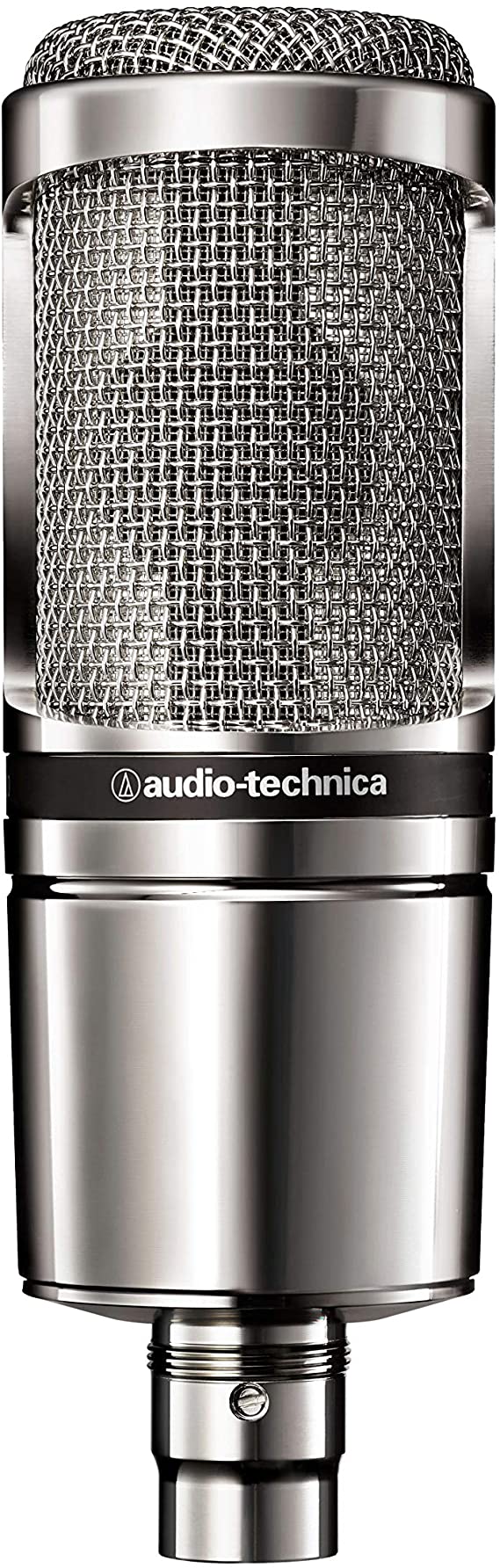 Audio-Technica Cardioid Condenser Microphone, Limited Edition Chrome, (AT2020V)