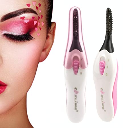 Heated Eyelash Curler Portable Mini Electric Eyelash Curler Tool with LCD Display Quick Natural Curling 24 Hours Long Lasting Seamless Curls Fits All Eye Shapes Get The Perfect Curl in 8 Seconds