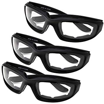All Weather Protective Shatterproof Polycarbonate Motorcycle Riding Goggle Glasses 3 Pack Set Pouches NOT included (Anytime Pack)